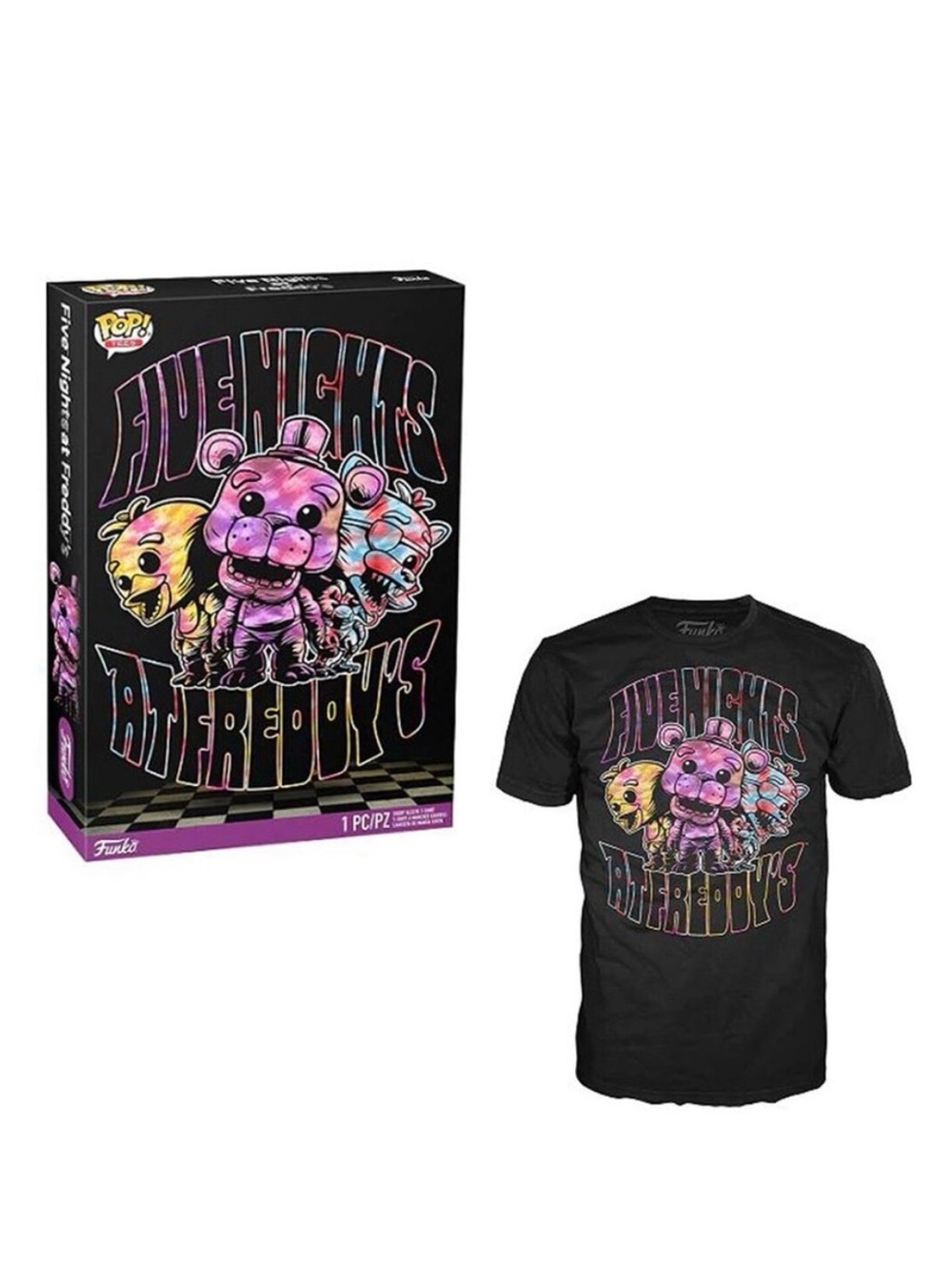 FIVE NIGHTS AT FREDDY’S BOXED LARGE MENS /UNISEX GRAPHIC TEE NIB
